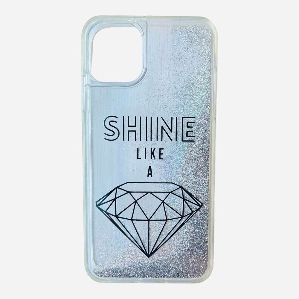 Brand New Onn. Fashion Phone Case For Iphone 11 Plus Pro Max Diamond W Glitter